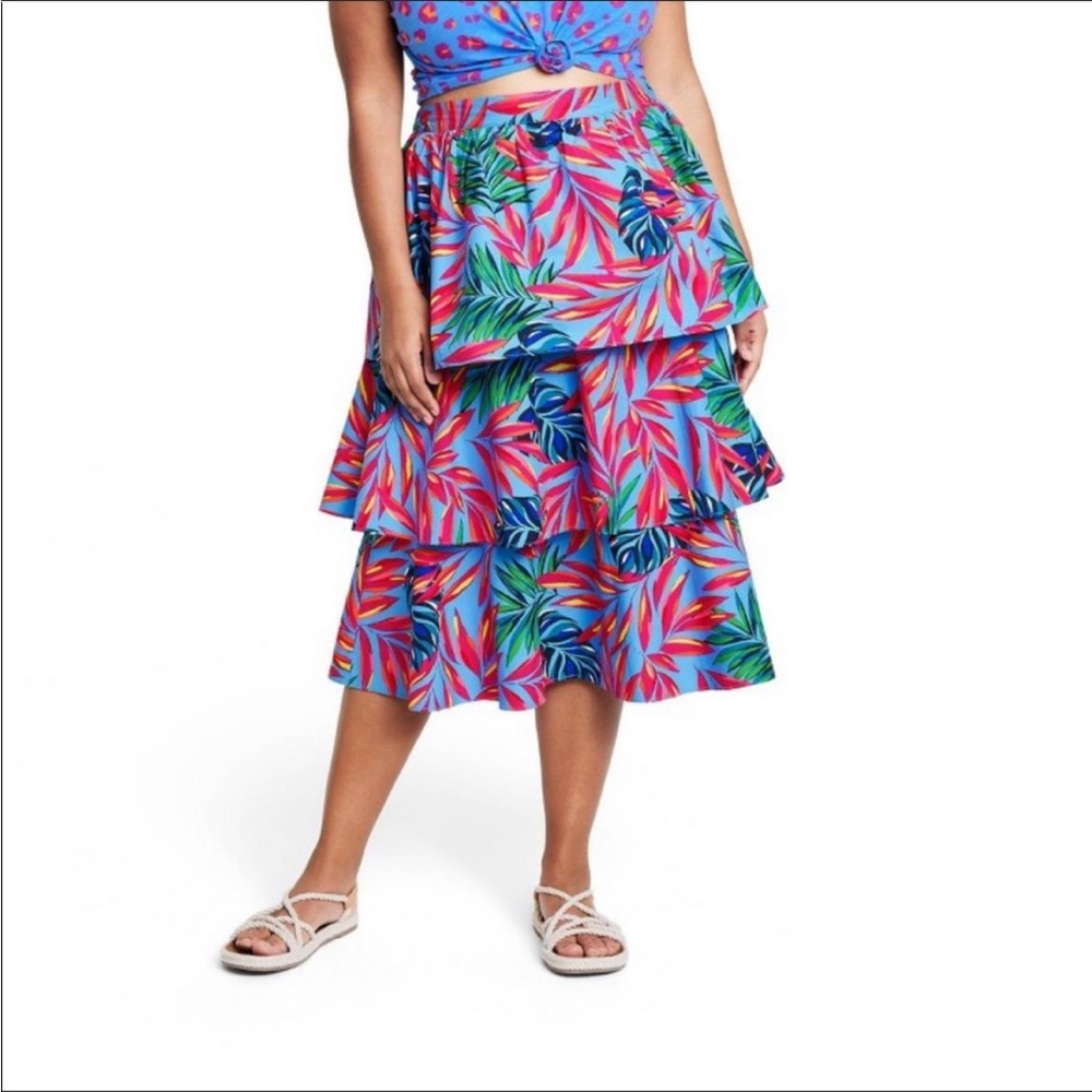 NWT Tabitha Brown for Target Tiered Skirt | Size XL